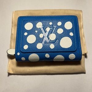 Louis Vuitton Yayoi Kusama Blue Wallet